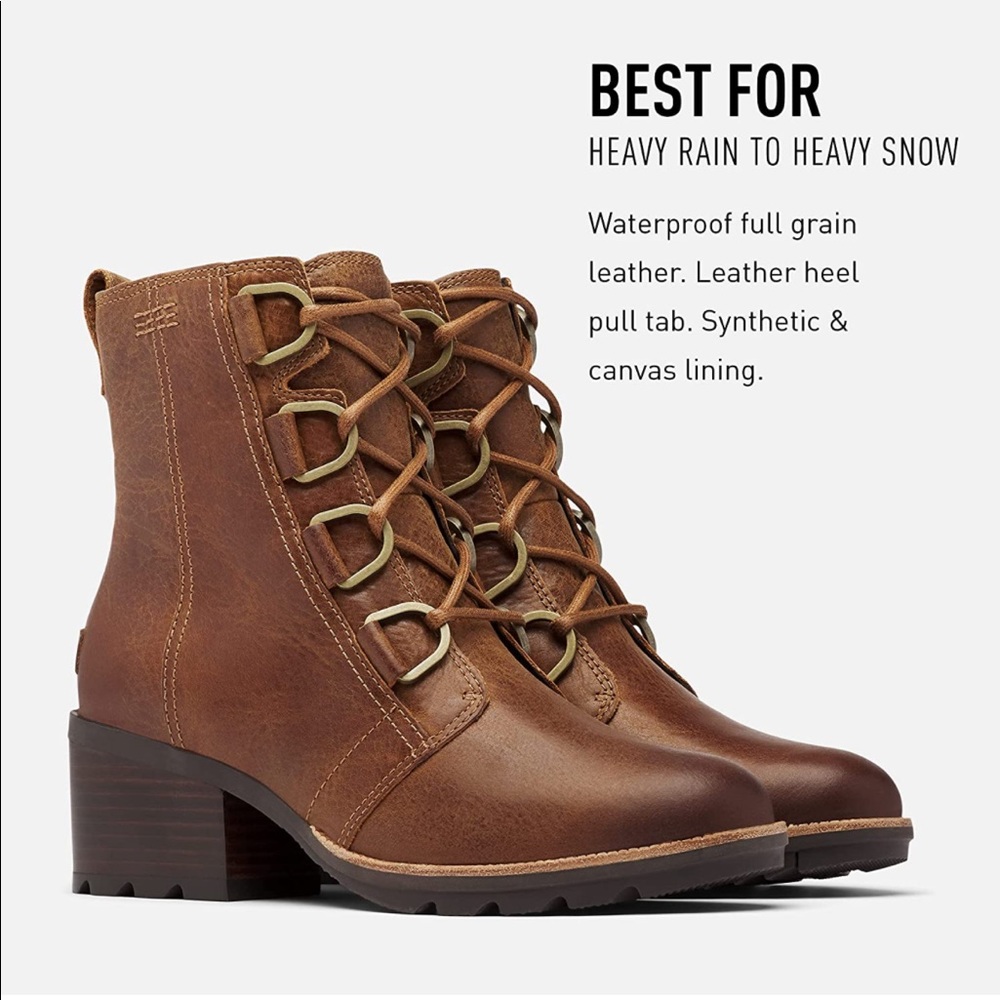 Sorel – Cate Waterproof Lace-Up Boot